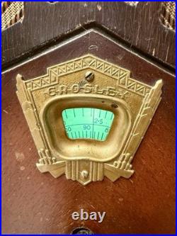 Crosley Model 168 Dual Seven Cathedral Tube Radio 1933 Vintage Antique