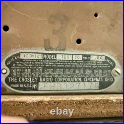 Crosley Model 168 Dual Seven Cathedral Tube Radio 1933 Vintage Antique