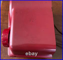 Crosley Red Bullseye Tube Radio 11-115U Serenader WORKS Bakelite Vtg MCM Atomic Crosley Red Bullseye Tube Radio 11-115U Serenader WORKS Bakelite Vtg MCM Atomic