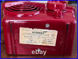 Crosley Red Bullseye Tube Radio 11-115U Serenader WORKS Bakelite Vtg MCM Atomic Crosley Red Bullseye Tube Radio 11-115U Serenader WORKS Bakelite Vtg MCM Atomic