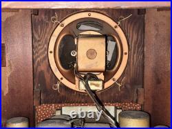 Crosley Tube Wood Tombstone Vintage Radio! Working