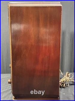 Crosley Tube Wood Tombstone Vintage Radio! Working
