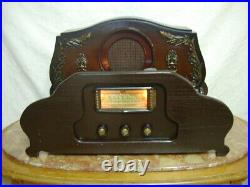 Custom Vintage Tube Radio, Handcrafted Case Fully Restored, One-of-a-Kind Design Custom Vintage Tube Radio, Handcrafted Case Fully Restored, One-of-a-Kind Design
