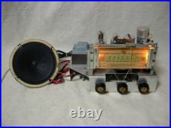 Custom Vintage Tube Radio, Handcrafted Case Fully Restored, One-of-a-Kind Design Custom Vintage Tube Radio, Handcrafted Case Fully Restored, One-of-a-Kind Design