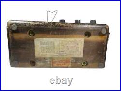 Delco Tube Radio R-1140 From 1938 Does Turn On Police Band Wood Cabinet Vtg