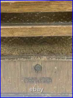 Delco Tube Radio R-1140 From 1938 Does Turn On Police Band Wood Cabinet Vtg
