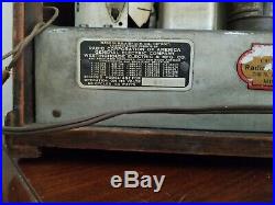 Detrola Vintage Tube Radio Serviced Model 146E