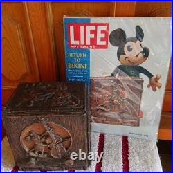Disney Mickey Mouse Vacuum Tube Radio Wooden Emerson Vintage 1933 Not tested