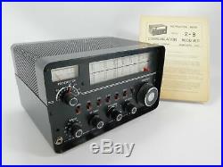 Drake 2-B Vintage Communications Ham Radio Tube Receiver (untested) SN 2553