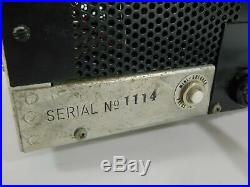 Drake L4B Vintage 3-500Z Tube Ham Radio Amplifier with Manual (works well) SN 6115