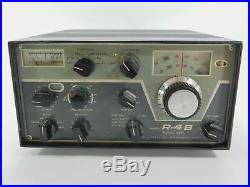 Drake R-4B Vintage Tube Ham Radio Receiver with Crystals SN 10589C