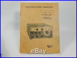 Drake TR-3 Vintage Tube Ham Radio Transceiver with Manual (untested) SN 6769
