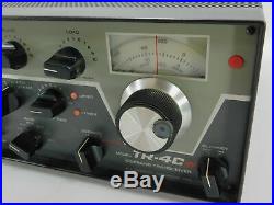 Drake TR-4CW Vintage Tube Ham Radio Transceiver Untested Looks Great SN 42967