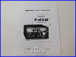Drake T-4XB Vintage Ham Radio Tube Transmitter in Working Condition SN 17889G