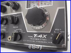 Drake T-4X Tube Transmitter for 4-Series Vintage Ham Radio Equipment SN 11638