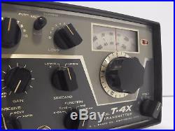 Drake T-4X Tube Transmitter for 4-Series Vintage Ham Radio Equipment SN 12233