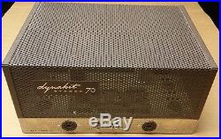 Dynakit Stereo 70 Vintage Tube Amplifier Untested for Parts or Repair Dynaco