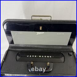 E1 Vintage Zenith R600 Trans-Oceanic Wave Magnet Tube Radio Untested No Pwr Cord