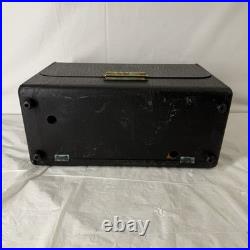 E1 Vintage Zenith R600 Trans-Oceanic Wave Magnet Tube Radio Untested No Pwr Cord
