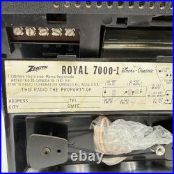E1 Zenith Solid State Trans Oceanic Royal D7000 11 Band Radio Vintage 1968-1971