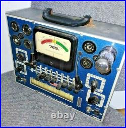 EICO 625 Vintage Radio Vacuum Tube Tester Good shape with setups! Ham Audio 6SN7