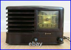 EMERSON tube radio 1939 model 8CW-334 vintage AM marbled bakelite ALL ORIGINAL