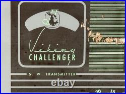 E. F. Johnson Viking Challenger Tube Ham Radio Transmitter Vintage AM CW