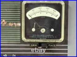 E. F. Johnson Viking Challenger Tube Ham Radio Transmitter Vintage AM CW E. F. Johnson Viking Challenger Tube Ham Radio Transmitter Vintage AM CW