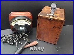 Early 1900's Antique Vintage Thomson Voltmeter General Electric Co Type P