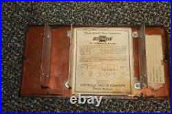 Early Vintage Chevrolet Chevy # 364441 Super Heterodyne Tube Radio Early 1930 s
