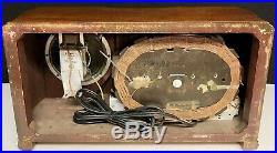 Emerson EC-376 Twin Speaker with Ingraham Cabinet (1940) vintage vacuum tube radio
