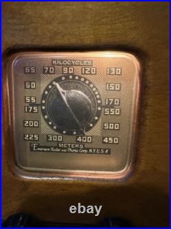 Emerson Ingraham (1940)'s Antique / Vintage AM Tube RadioRARE Emerson Ingraham (1940)'s Antique / Vintage AM Tube RadioRARE