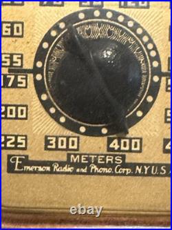 Emerson Ingraham (1940)'s Antique / Vintage AM Tube RadioRARE Emerson Ingraham (1940)'s Antique / Vintage AM Tube RadioRARE
