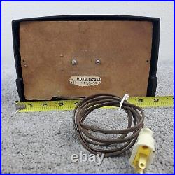 Emerson Model 587 Tube Radio AM Mini Bakelite Vintage 1950's MCM Working