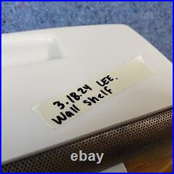 Emerson Tube Radio Model 511 Moderne AM White Plaskon Vintage 1940s Tested Works