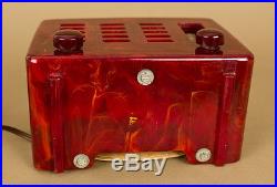 Emerson Vintage Catalin'Slot-Grill' Tube Radio Model 564