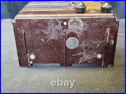 Emerson Vintage Tube Bakelite Antique Radio Television Kilocycles Meters
