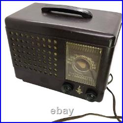 Emerson Vintage Tube Radio Model 509 Bakelite 1946 Good Working Condition Emerson Vintage Tube Radio Model 509 Bakelite 1946 Good Working Condition