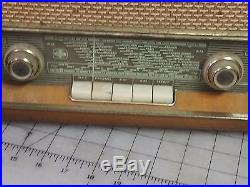 Emud Rekord Junior 196 vintage tube radio Sounds Great Listened to AM & FM