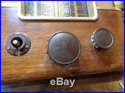 Estate Vintage Large Rare Ingelen 341gw Tube Wood Radio Eye Tube