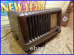 Estate Vintage Super Rare 1947 Mullard Mus221 Bakelite Superhet Tube Radio