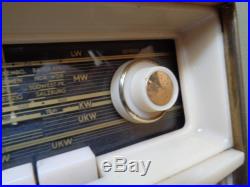 Estate Vtg Rare Portable Ac/dc Telefunken Bajazzo 8 Tube Personal Radio Works