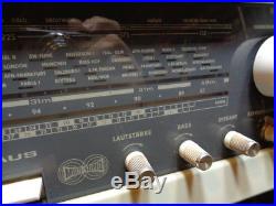 Estatevintage MID Century Mod Rare Grundig Stereomeister 15 Tube Tabletop Radio