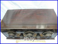 Excellent 1920s MORRADYNE FIVE- 5 Tube, 3 Dial Radio- RADIOORPHANAGE