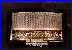 Excellent! Philips BD244U Philetta Vintage Tube Valve Radio TOP Old Germany AMP