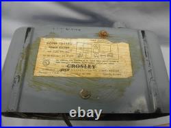Exceptional 1951 MCM CROSLEY 11-119U Blue Left Bulls Eye AM Radio- Serviced Exceptional 1951 MCM CROSLEY 11-119U Blue Left Bulls Eye AM Radio- Serviced