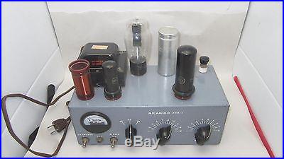 Extremely RARE Vintage MICAMOLD XTR-1 Tube Transmitter For Ham Radio Use
