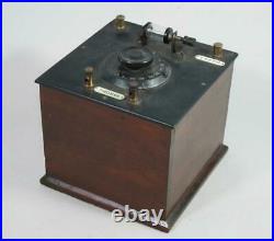 FINE VINTAGE CRYSTAL SET RADIO MARCONI ERA 1920s antique wireless tube valve