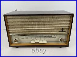 FOR PARTS Vintage Grundig Wood Tube Radio model 101-U AM/FM