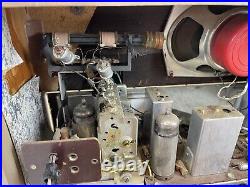 FOR PARTS Vintage Grundig Wood Tube Radio model 101-U AM/FM
